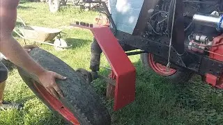 Mtz50, új első gumik 1. rész. A füstbe ment terv.