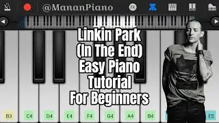 In The End By Linkin Park • Walkband Piano Cover • Easy Tutorial • How To Play