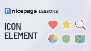 Nicepage Lessons: Icon Element