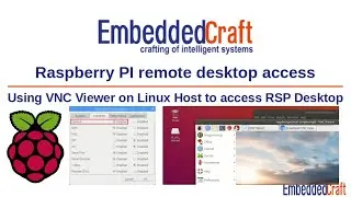 Raspberry PI remote desktop access | Using VNC Viewer on Linux Host to access Raspbian OS Desktop