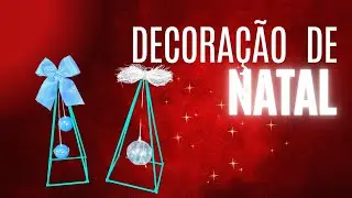 DIY árvore de natal com palito de churrasco | decoração de natal diy #diy #natal