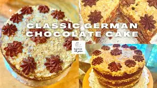 CLASSIC GERMAN CHOCOLATE CAKE with a few tweaks.