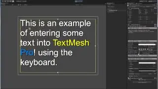 Text Mesh Pro - Keyboard Input