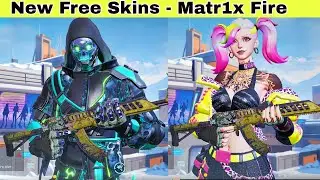 Matr1x Fire | New Free Skins | Ranked Match + Sensitivity & Settings
