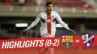 Highlights FC Barcelona B vs SD Huesca (0-2)