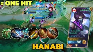 HANABI BEST BUILD 2024 AND EMBLEM | Ektoplayz 