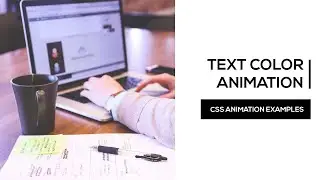Text Color Change Effect | CSS Animation Examples