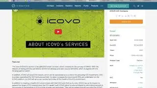 ICOVO. Обзор ICO. Рейтинги.