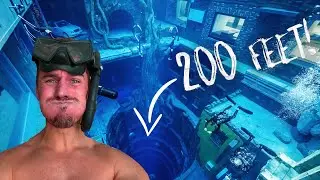 HOLDING MY BREATH diving the DEEPEST pool in the WORLD