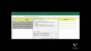 How to split data into columns using Delimited in Excel. Hindi