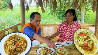 ห่อหมกปลาสวาย หอมฮ่วยๆไปทั่วทุ่งนา พร้อมตำแตงแซ่บๆ