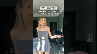 Swifties vs non swifties😂✨ 