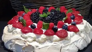 Receta Tarta Pavlova  - Recetas de cocina, paso a paso, tutorial. Loli Domínguez