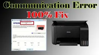 Communication Error || Epson printer Communication Error || How To Fix Epson Printer Communication