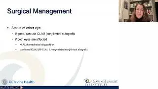 Lecture: Ocular Surface Reconstruction for Severe Ocular Surface Disease