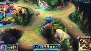 LOL Tristana pentakill ranked 5v5 team silver vs diamond
