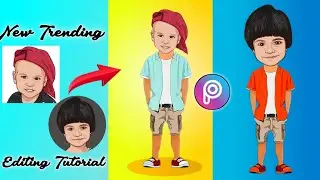 Trending Animated Photo Editing || Cartoon Photo Editing Tutorial || Miniature Photo Editing