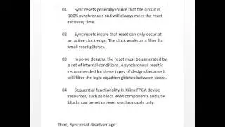 Verilog Tutorial 17:  Synchronous Reset