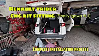 Renault triber | triber with CNG kit fitting |complete installation process and information