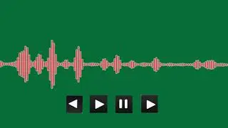 New green screen line audio spectrum | Top audio spectrum | Avel DJ Player