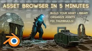 Blender's Asset Browser in 5 Minutes!