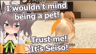 【ENG SUB】Matsuri wants to become a dog and a viewers pet?! Little Friends