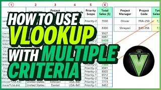 How to Use VLOOKUP with Multiple Criteria