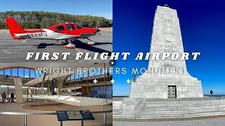 Flying High: Cirrus SR22 Adventure to the Wright Brothers Monument at First Flight KFFA  #cirruslife