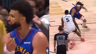 ALLEN IVERSON CROSSOVER!ANTHONY EDWARDS FOOLS AARON GORDON!Denver Nuggets Vs Timberwolves#nba