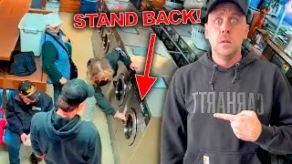 Another Laundromat Disaster Caught On Camera! As soon As I Walked In!!