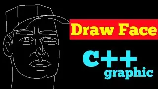 Draw face using c graphic । C++ graphic । Code studio ।  