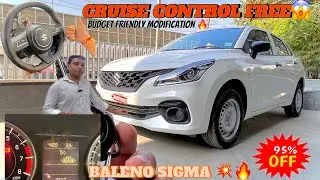 🔥 CRUISE CONTROL FREE || 2024 BALENO SIGMA TO ALPHA || BALENO BASE TO TOP 🔥|| 2024 BALENO MODIFIED 🔥