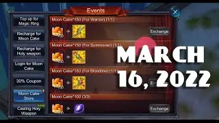 Mooncake + Casting Event (220316 Goddess Primal Chaos SEA)