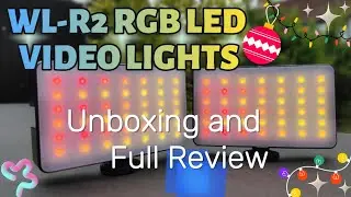 WL-R2 RGB LED Video Lights 🔥 - Unboxing & Review 😎 #led #viral #trending #studiolighting #rgb #tech