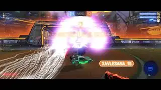 Gridiron DOUBLE mid-air roll hand-off!