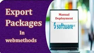 Export Packages in webmethods | Manual Deployment