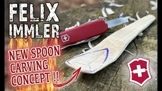 How to carving a Spoon with one Blade only !