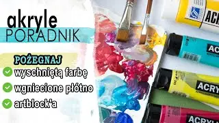 5 TRICKS when painting with acrylics | ACRYLIC Paints for Beginners