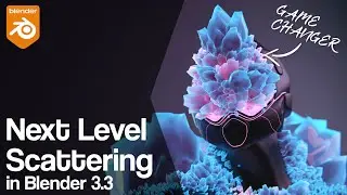 Next Level Scattering in Blender 3.3 | Geometry Nodes Tutorial