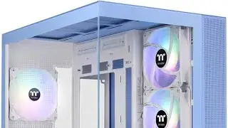Unboxing New Thermaltake View 380TG ARGB Hydrangea Blue Case