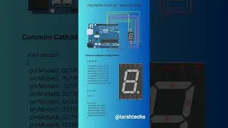 7 segment display - Arduino UNO 
