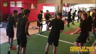 Entrenamiento de peñarol en miami