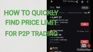 HOW TO QUICKLY FIND P2P PRICE PAIR LIMIT ON BYBIT