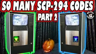 WHICH ARE GOOD OR BAD ? [ Part 2 ] / MANY NEW CODES TRIED/ SCP294 COFFEE MACHINE /Nico's Nextbots