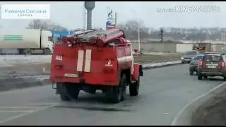Машина сгорела на объездной трассе в Омске.