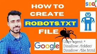 How to Create Robots.txt File | How to Add Robots.txt File | How to Implement Robots.txt File