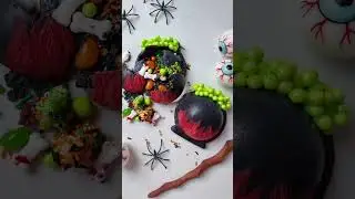 Halloween 🎃👻🍬 Cup cakes #shorts