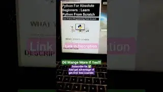 Python Udemy Course Limited Free Seats | Free Course of Python 