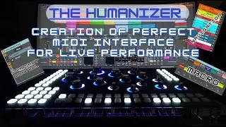 The Human16R Live Set : 16 Illuminated Rotary Encoders Unleash Sonic Brilliance #live #ableton #diy