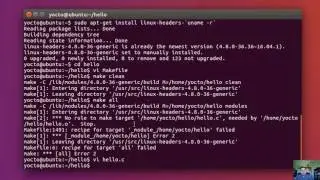 Yocto Linux #3 - Hello World Kernel Module